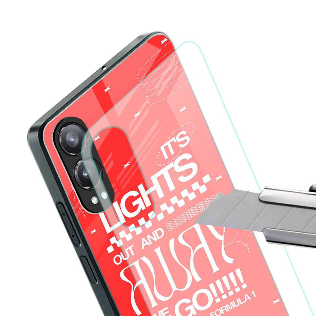 lights out back phone cover | glass case for oneplus nord ce 4 lite