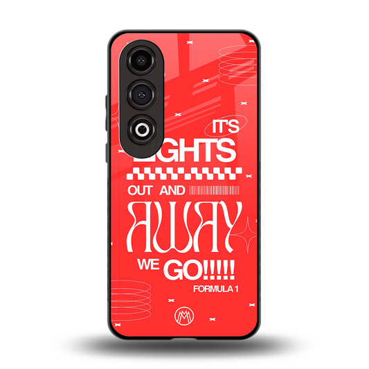 lights out back phone cover | glass case for oneplus nord ce 4