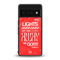 lights out back phone cover | glass case for google pixel 6 pro