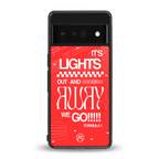 lights out back phone cover | glass case for google pixel 6 pro