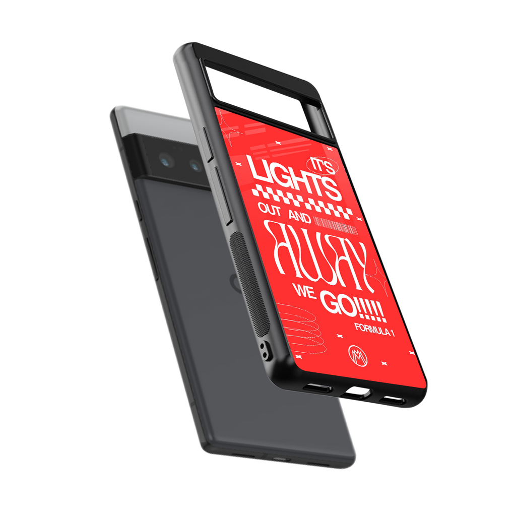 lights out back phone cover | glass case for google pixel 6 pro
