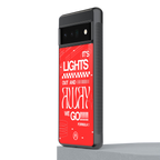 lights out back phone cover | glass case for google pixel 6 pro