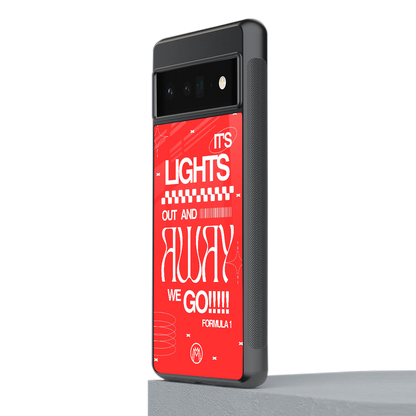 lights out back phone cover | glass case for google pixel 6 pro