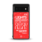 lights out back phone cover | glass case for google pixel 6