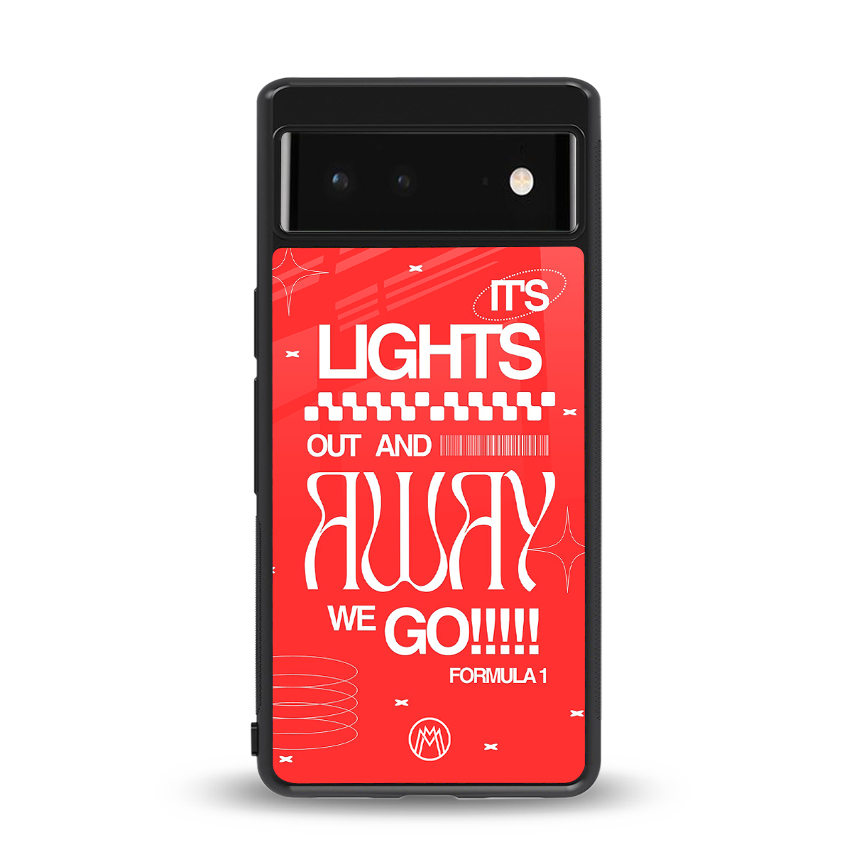 lights out back phone cover | glass case for google pixel 6
