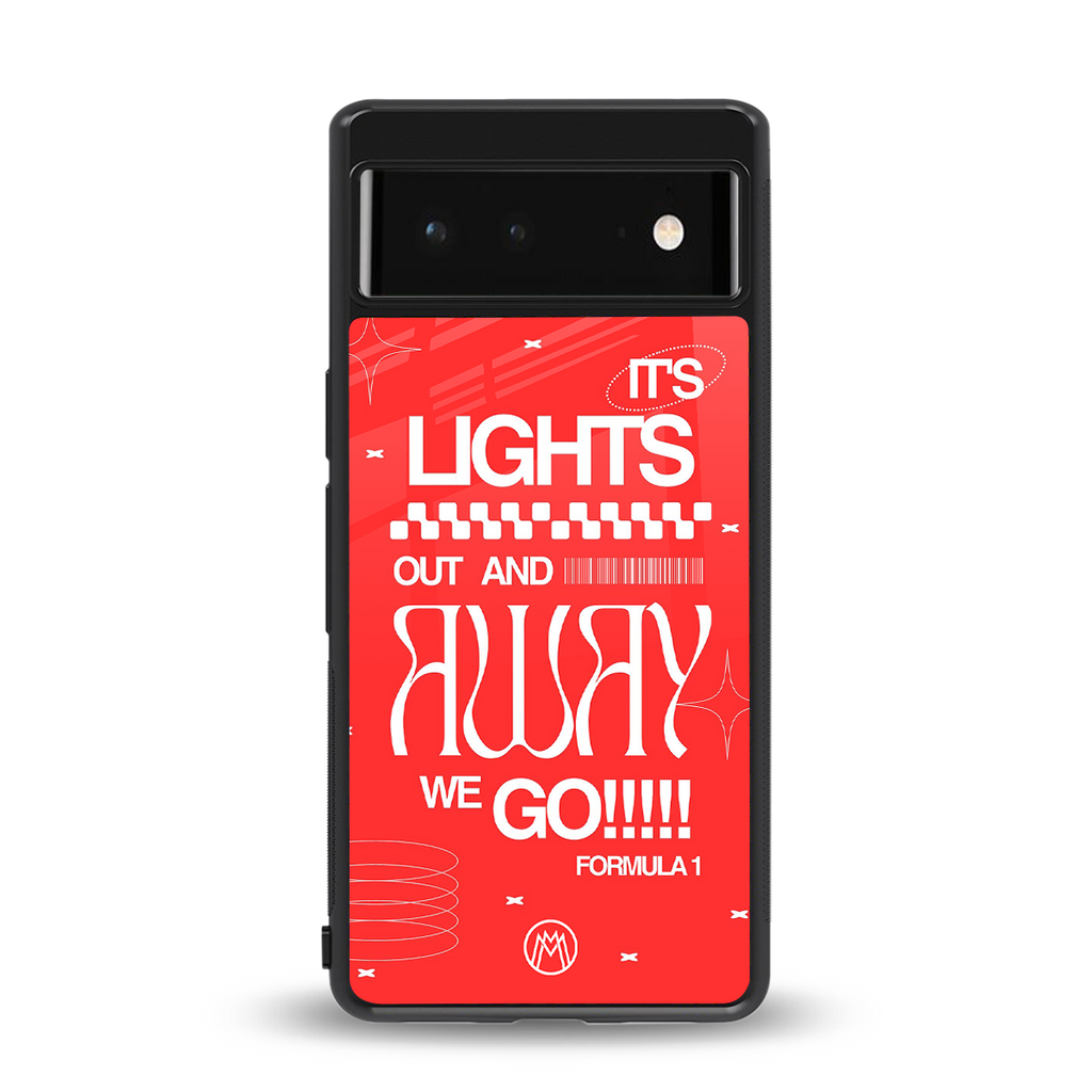 lights out back phone cover | glass case for Google Pixel 6A