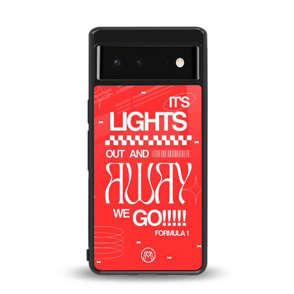 lights out back phone cover | glass case for Google Pixel 6A