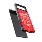 lights out back phone cover | glass case for google pixel 6