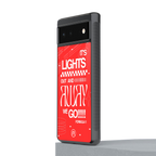 lights out back phone cover | glass case for Google Pixel 6A