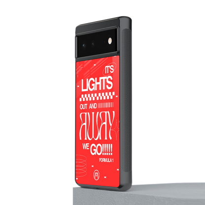 lights out back phone cover | glass case for Google Pixel 6A