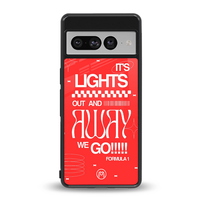 lights out back phone cover | glass case for google pixel 7 pro