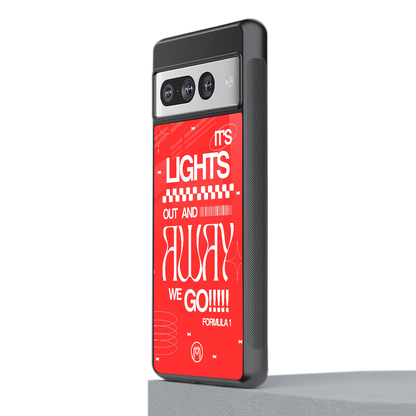 lights out back phone cover | glass case for google pixel 7 pro