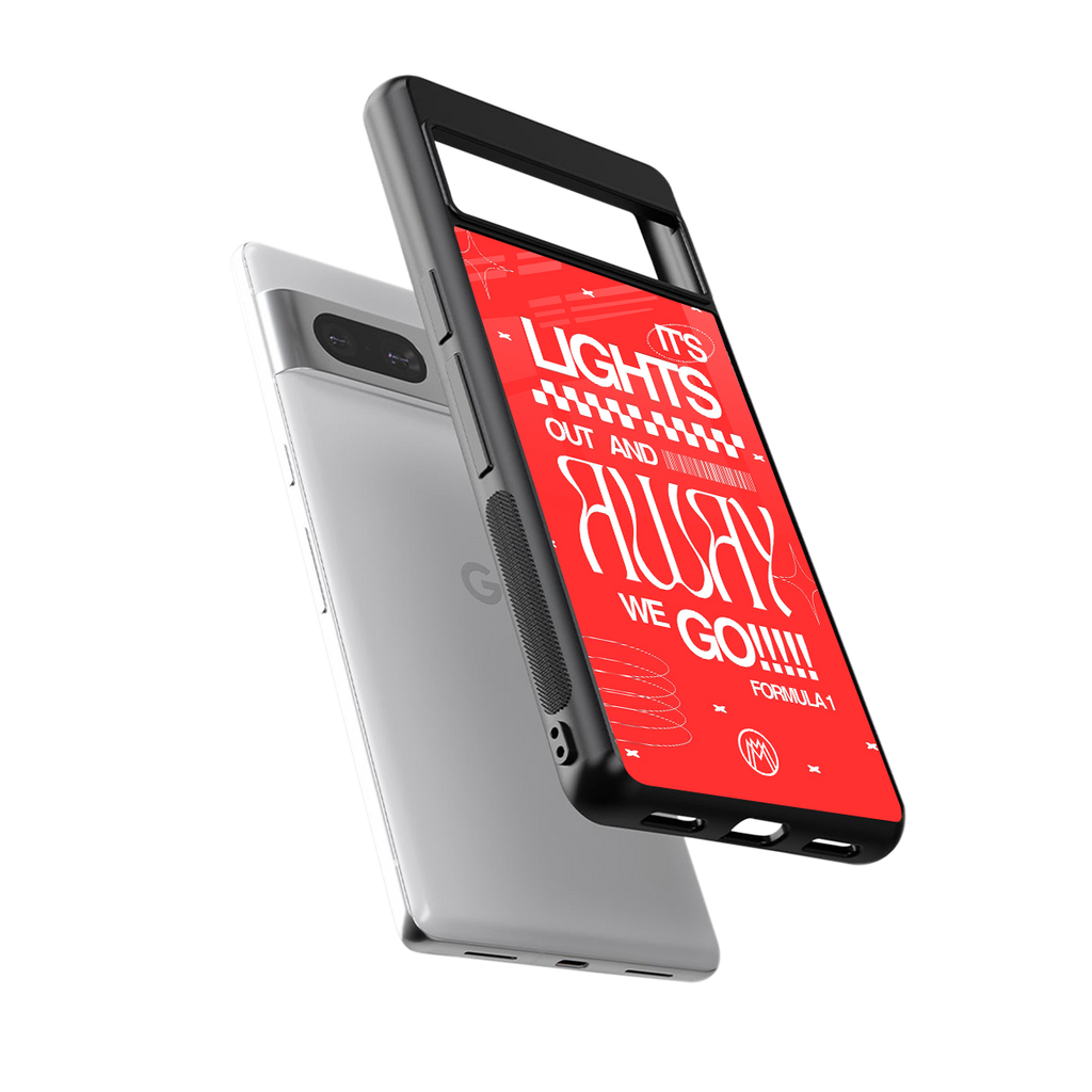 lights out back phone cover | glass case for Google Pixel 7A
