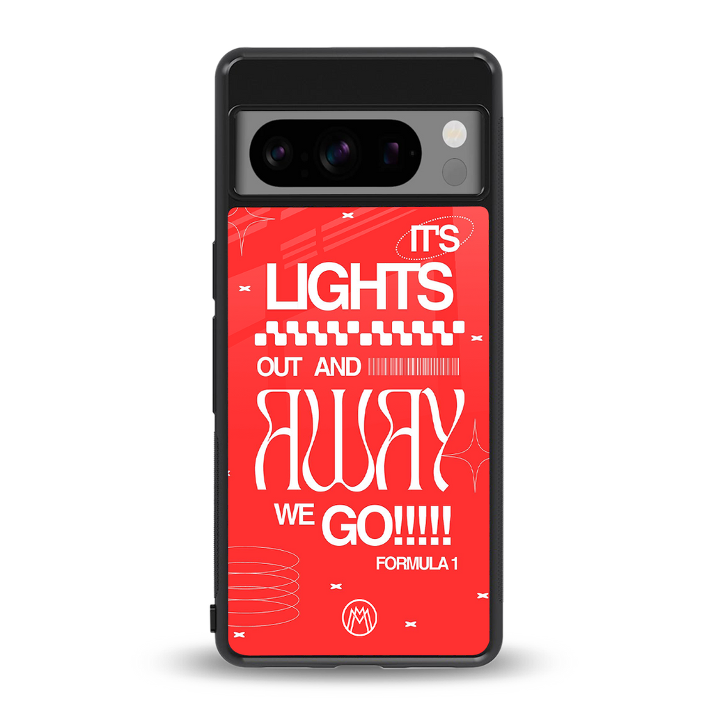 lights out back phone cover | glass case for google pixel 8 pro