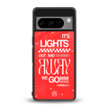 lights out back phone cover | glass case for google pixel 8 pro