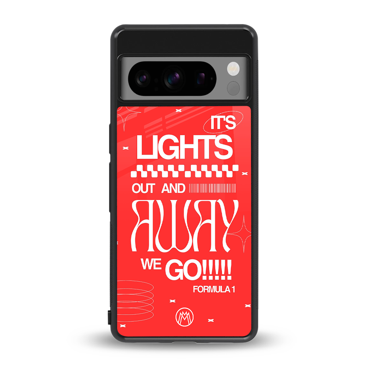 lights out back phone cover | glass case for google pixel 8 pro