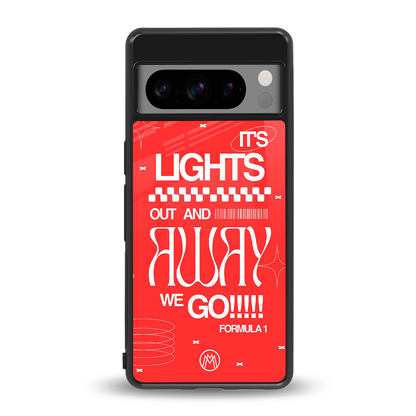 lights out back phone cover | glass case for google pixel 8 pro