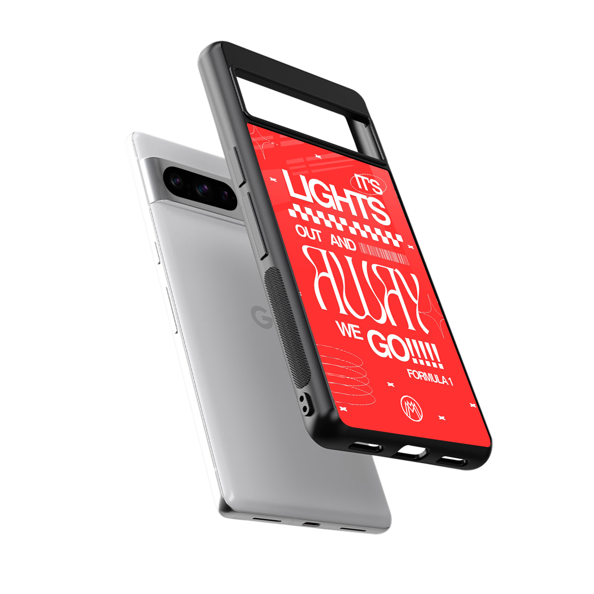 lights out back phone cover | glass case for google pixel 8 pro