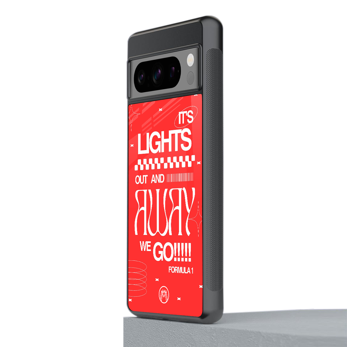 lights out back phone cover | glass case for google pixel 8 pro