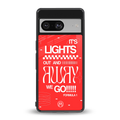 lights out back phone cover | glass case for Google Pixel 8