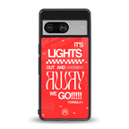 lights out back phone cover | glass case for Google Pixel 8