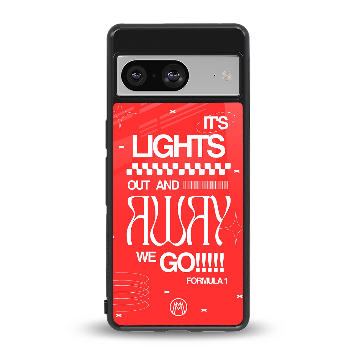 lights out back phone cover | glass case for Google Pixel 8