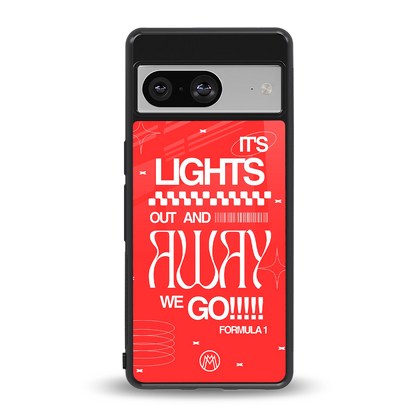 lights out back phone cover | glass case for Google Pixel 8