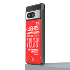 lights out back phone cover | glass case for Google Pixel 8