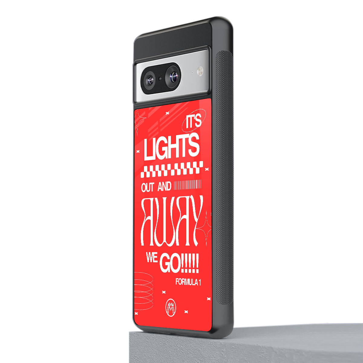 lights out back phone cover | glass case for Google Pixel 8