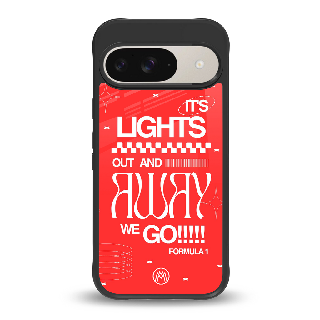 lights out back phone cover | glass case for google pixel 9
