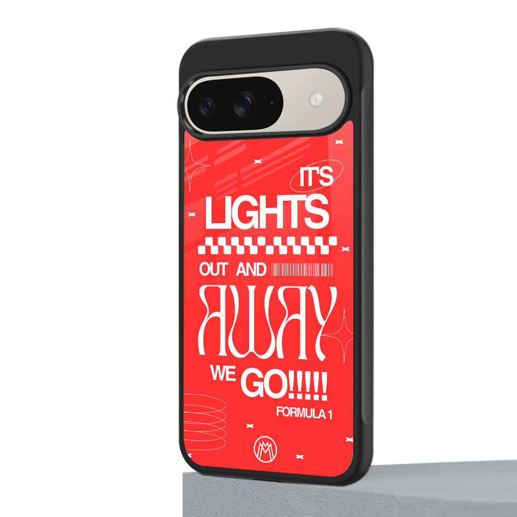 lights out back phone cover | glass case for google pixel 9