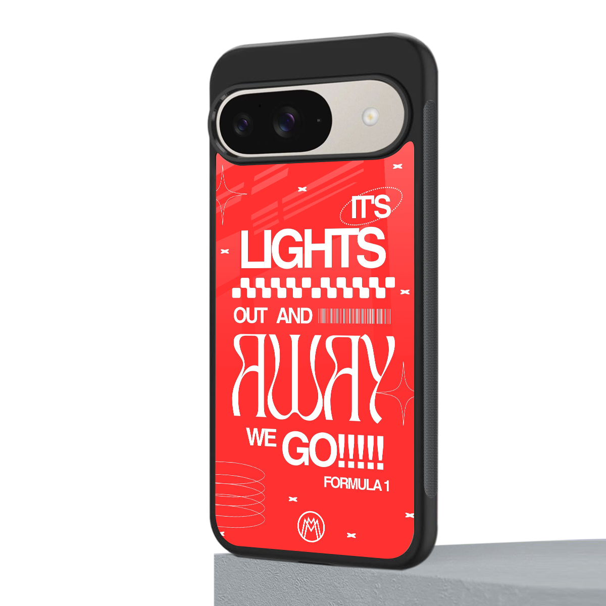 lights out back phone cover | glass case for google pixel 9