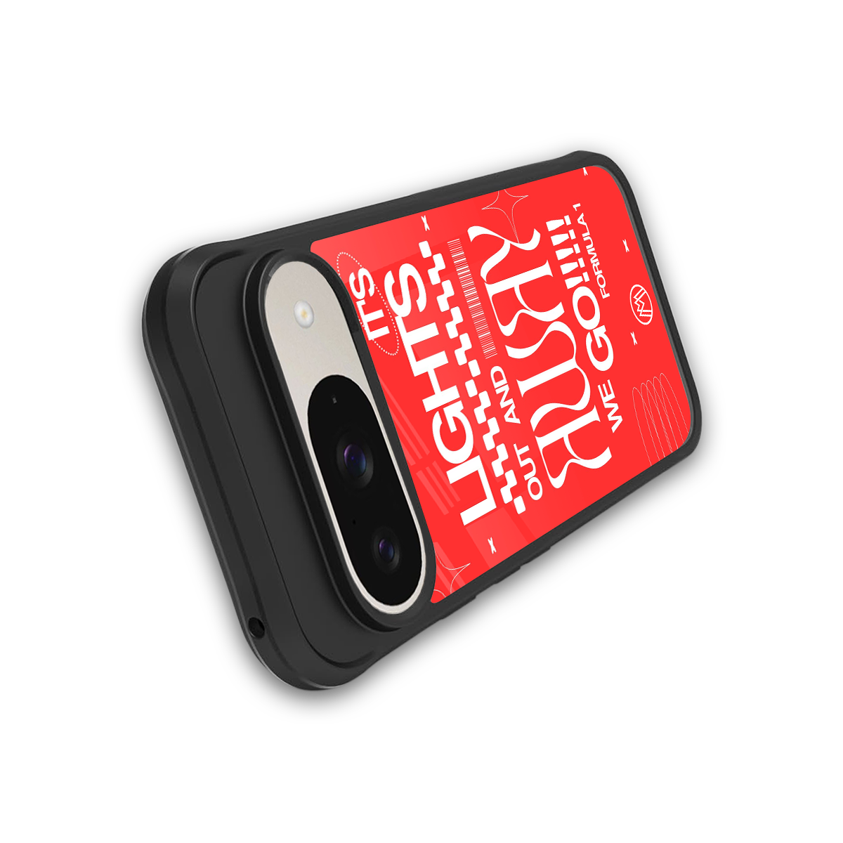 lights out back phone cover | glass case for google pixel 9