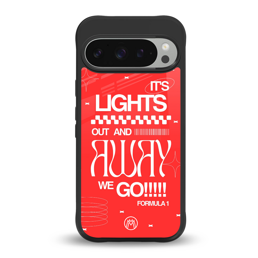 lights out back phone cover | glass case for google pixel 9 pro xl
