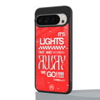 lights out back phone cover | glass case for google pixel 9 pro