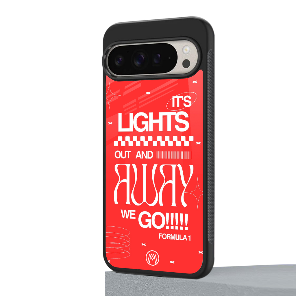lights out back phone cover | glass case for google pixel 9 pro xl