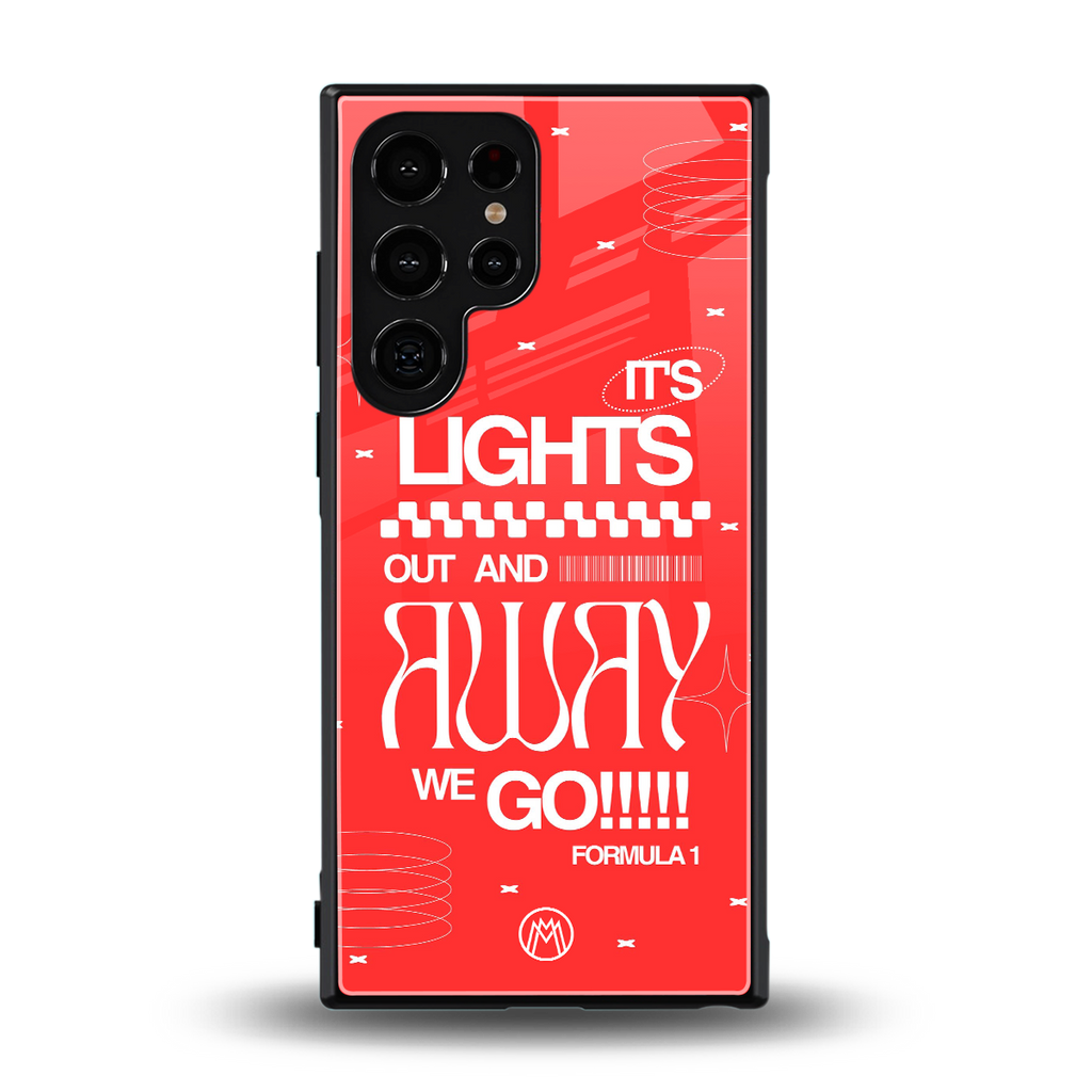 lights out back phone cover | glass case for samsung galaxy s23 ultra