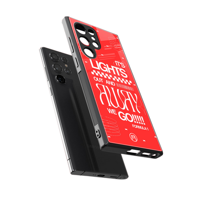 lights out back phone cover | glass case for samsung galaxy s23 ultra