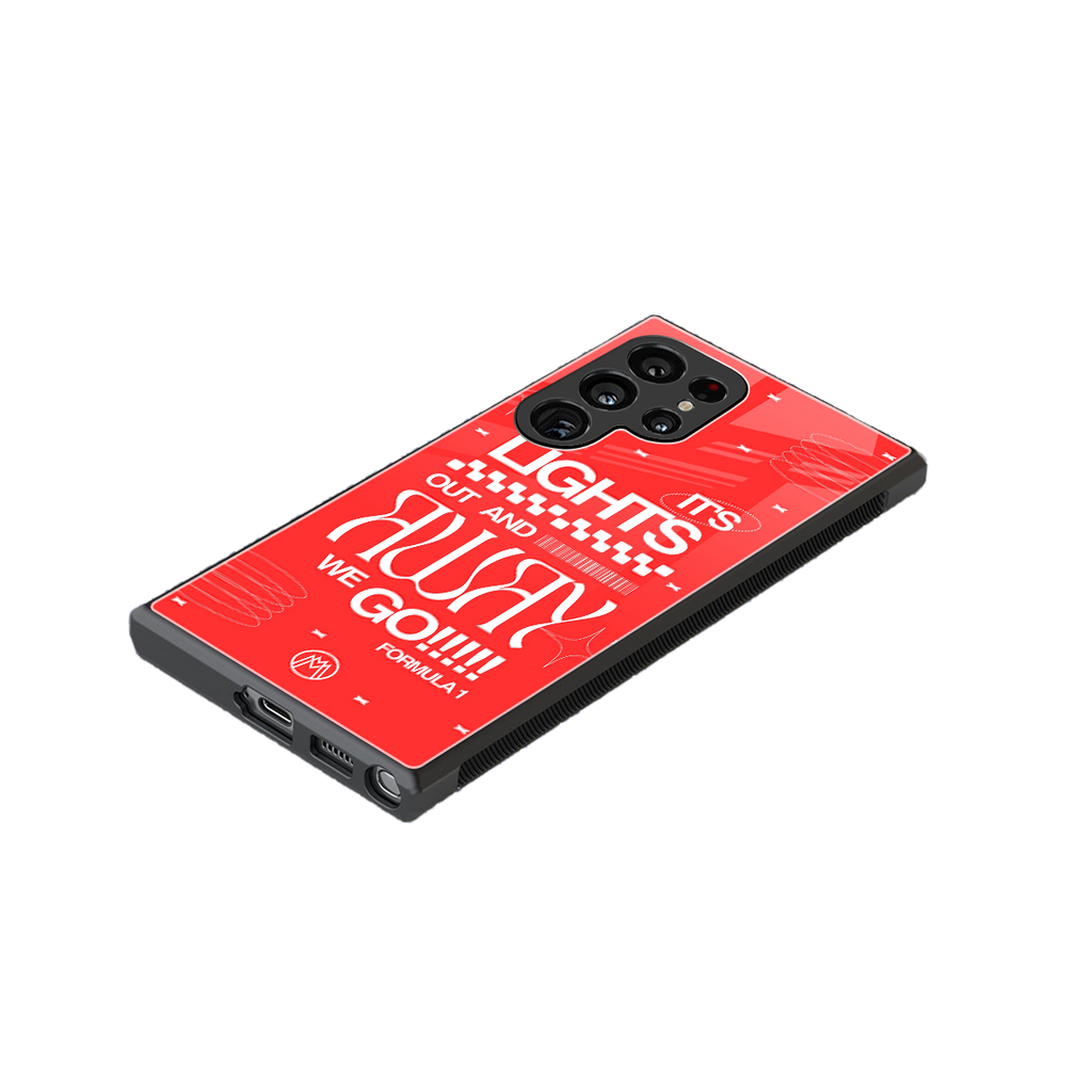 lights out back phone cover | glass case for samsung galaxy s23 ultra