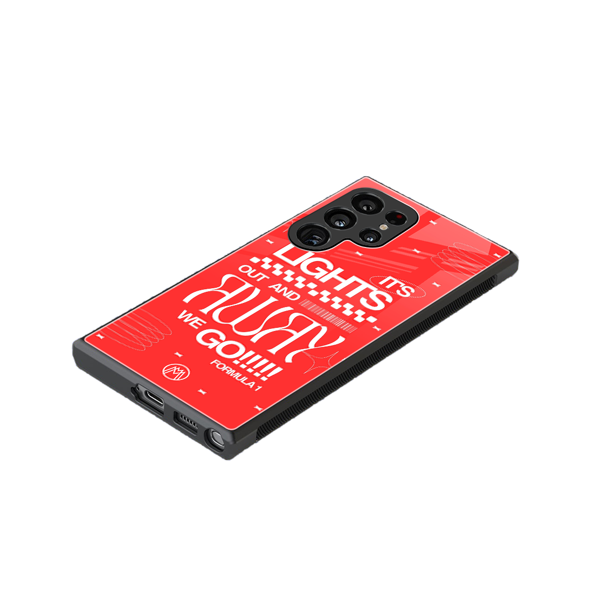 lights out back phone cover | glass case for samsung galaxy s23 ultra
