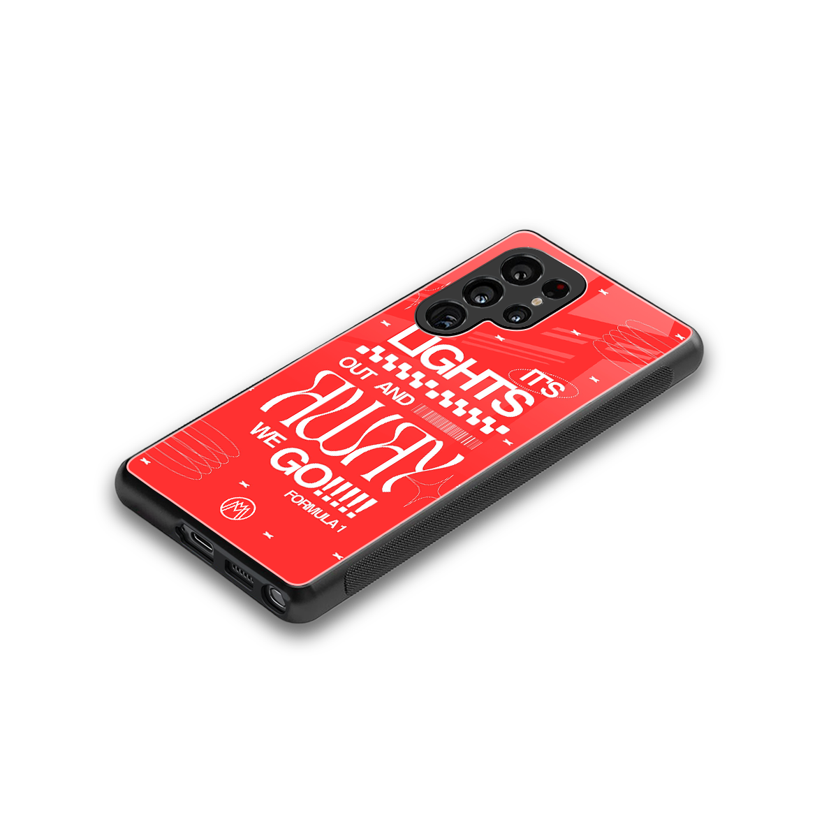 lights out back phone cover | glass case for samsung galaxy s25 ultra
