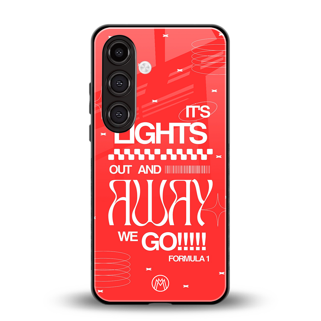 lights out back phone cover | glass case for samsung galaxy s24 plus