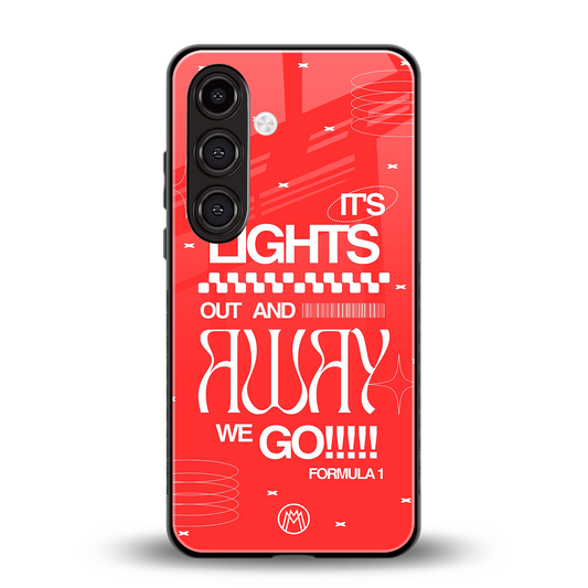 lights out back phone cover | glass case for samsung galaxy s23 plus