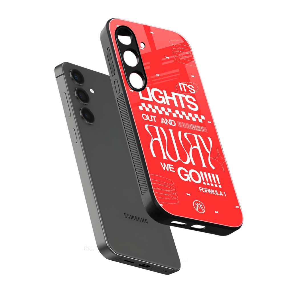 lights out back phone cover | glass case for samsung galaxy s24