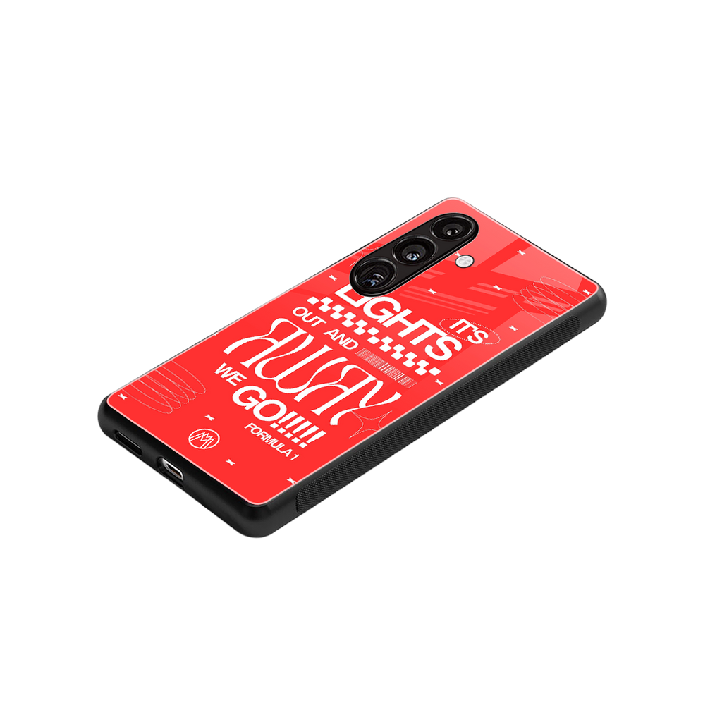 lights out back phone cover | glass case for samsung galaxy s24