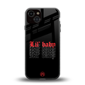 lil baby back phone cover | glass case for iphone 13