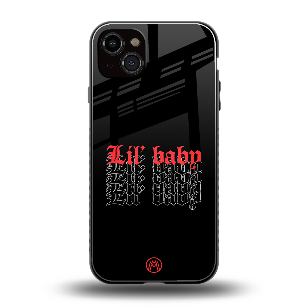 lil baby back phone cover | glass case for iphone 14 plus