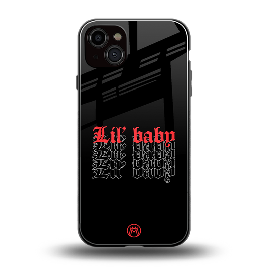 lil baby back phone cover | glass case for iphone 14 plus