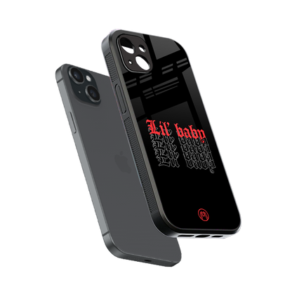 lil baby back phone cover | glass case for iphone 14 plus