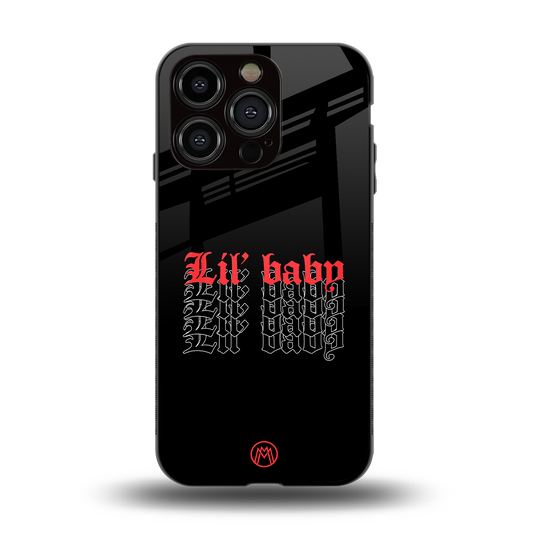 lil baby back phone cover | glass case for iphone 15 pro